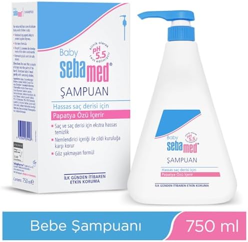 Baby pH 5.5 Göz Yakmayan Formül Nemlendirici Etkili Papatya Özütlü Bebek Şampuanı 750 ml - Görsel 3