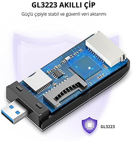 Alternative view of USB 3.0 SD, Micro SD, Memory Stick, CF Kart Okuyucu