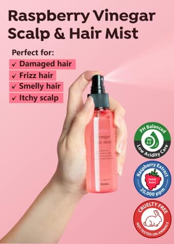 A'PIEU Saçlara Parlak Görünüm Veren Ahududu Kokulu Sirkeli Saç Misti A'pıeu Raspberry Vinegar Hair Mist