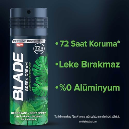 Deodorant Green, 150 Mililitre