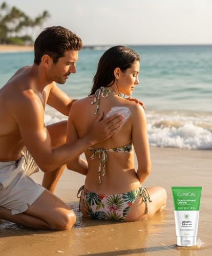 Mineral Güneş Kremi SPF 50 – Truecica Hassas Ciltler İçin Yatıştırıcı Yüz Güneş Koruyucu, Tinted Nemlendirici SPF’li, Geniş Spektrum PA++++, Seyahat Boyu, 50 ml - Görsel 2