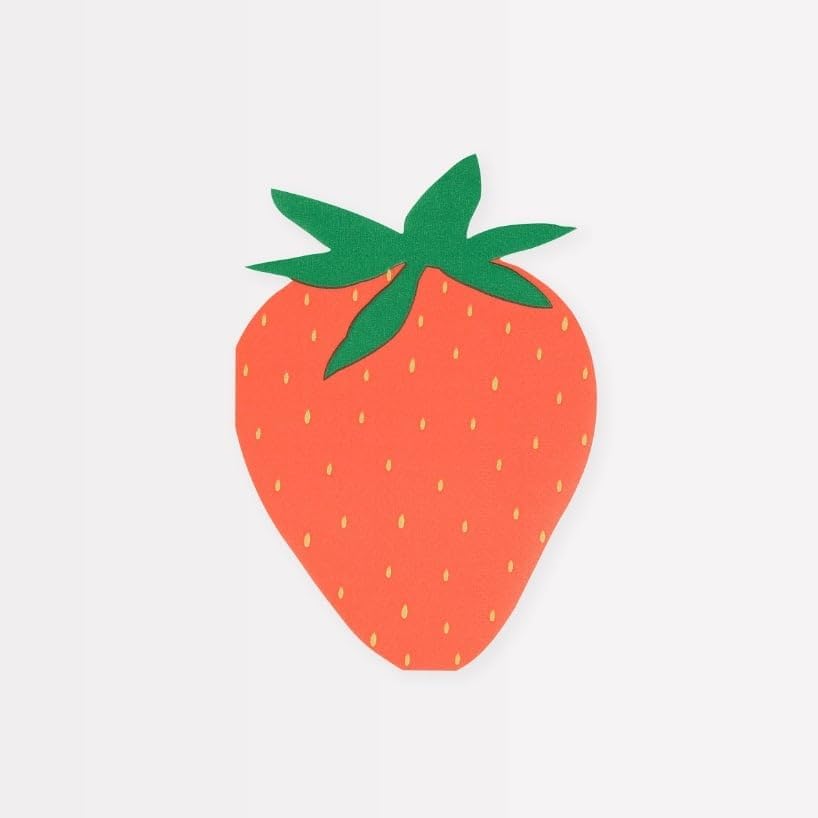 Alternative view of - Strawberry Napkins - Çilek Peçeteler (x16)