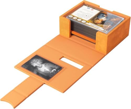 Alternative view of Gamegenic Arkham Horror Investigator Tome - Arkham Korku için Premium Güverte Kutusu: Kart Oyunu, Tam Araştırmacı Güverte Tutar, Arayıcı - Turuncu Renk, Made