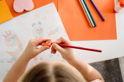 BIC Kids Tropicolors Kuru Boya Kalemi 24 Renk, Kıymık Oluşturmaz, Ağaç Kesilmeden Üretilmiştir, Çiğnemeye Dayanıklı