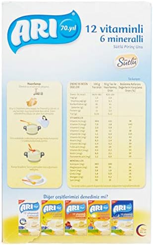 ARI Mama 12 Vitaminli 6 Mineralli Sütlü Pirinçli 500 gr