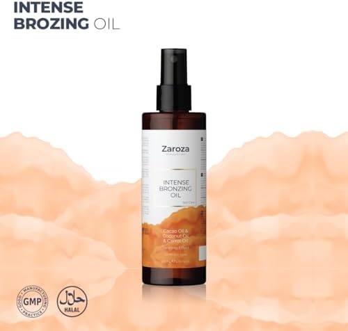 Zaroza Bronzlaştırıcı Yağ Havuç Hindistan Cevizi Kakao Yağı 200 ml