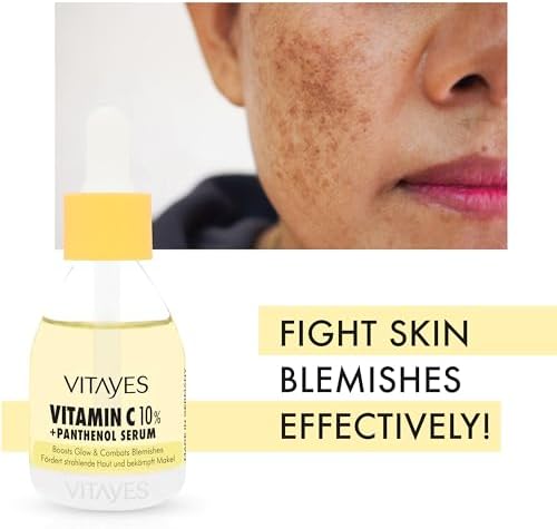 Alternative view of VITAYES C Vitamini%10 Ve Panthenol Cilt Tonu Eşitleyici Leke Karşıtı Aydınlatıcı Nemlendirici Serum, 30 ml