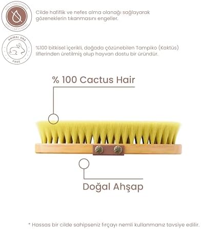Alternative view of %100 Kaktüs Kılı Pürüsüzleştirici Vücut Fırçası
