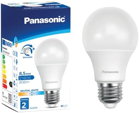 Alternative view of E27 LED Dim Lamba 8.5W 806LM 4000K