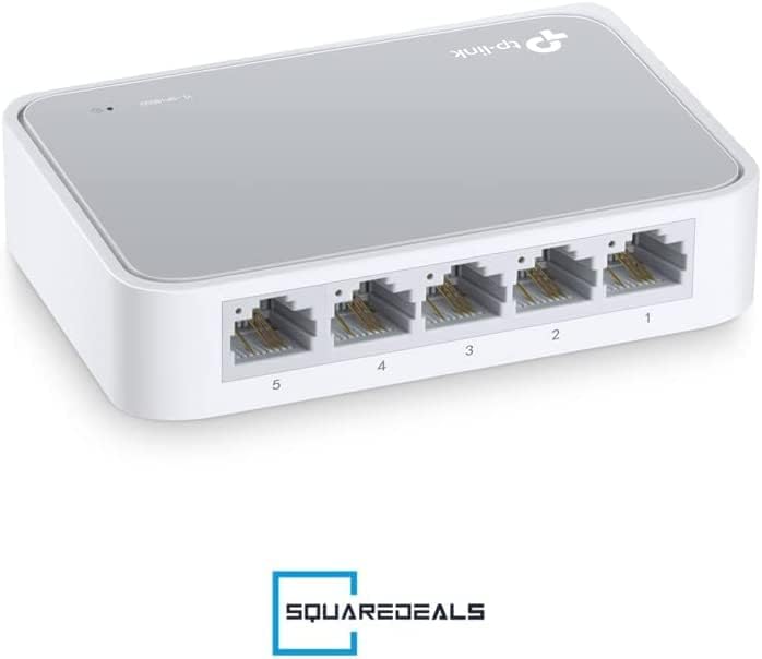 Alternative view of TL-SF1005D TP-LINK TL-SF1005D 5-Port 10/100Mbps Tak ve Kullan % 60 Enerji Tasarruflu Switch