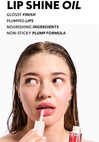 Cream Co. Dudak Parlatıcısı Nemlendirici Besleyici Lip Oil Gloss, Dudak Yağı, Ahududu Aromalı, E Vitamini