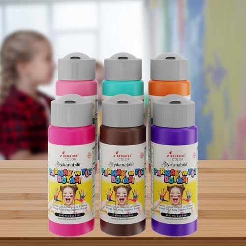 Tamamlayıcı Renkler Parmak Boyası 6'lı Set 6x60 ml
