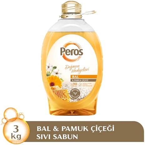 Doğanın Hediyeleri Bal & Pamuk Çiçeği Sıvı Sabun 3000 G