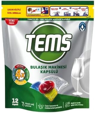 Alternative view of TEMS 4 ü 1 arada Bulaşık Makinesi Kapsülü 12 li 134 gr