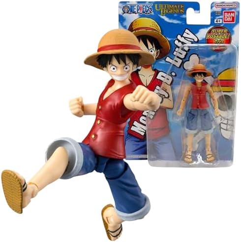 Bandai, 13 cm One Piece Luffy Figür - Serisi,