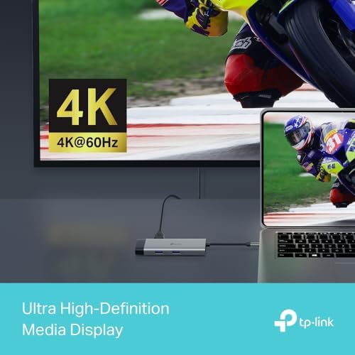Alternative view of UH6120C, 1 HDMI, 1 100W Hızlı Şarj Portu, 1 USB-C, 2 USB-A 3.0 Port ve Type C den Gigabit Ethernet Dönüştürücü
