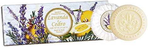 Alternative view of Saponificio Artigianale Fiorentino Sabun 3x100 Gr - Lavender And Cedar
