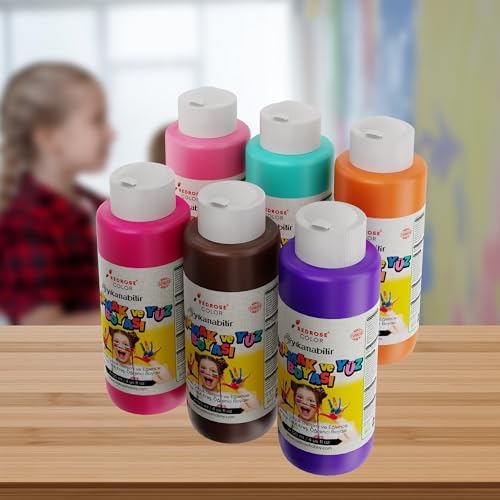Tamamlayıcı Renkler Parmak Boyası 6'lı Set 6x120 ml
