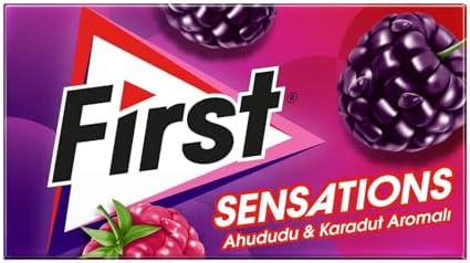 Alternative view of First Sensations Ahududu Karadut Aromalı Şekersiz Sakız 27 gr