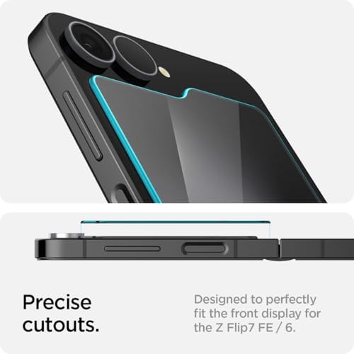 Galaxy Z Flip 6 ile Uyumlu Cam Ekran Koruyucu Kolay Kurulum GLAS.tR EZ Fit Slim HD (2 Adet) - AGL07972 - Görsel 2