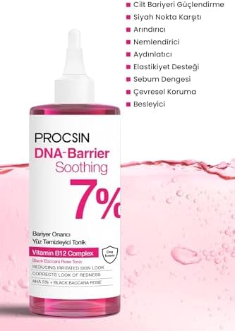 DNA-Barrier Soothing Cilt Bariyeri Onarıcı Güçlendirici Yüz Temizleyici Tonik