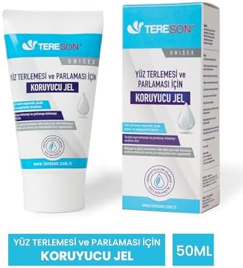 Tereson Yüz Terlemesi ve Parlaması için Koruyucu Jel, 50ml - Görsel 2