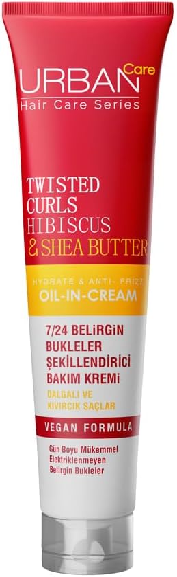 Alternative view of Twisted Curls Hibiscus & Shea Butter Kıvırcık ve Dalgalı Saçlara Özel Durulanmayan Bakım Kremi 175 ml- Vegan