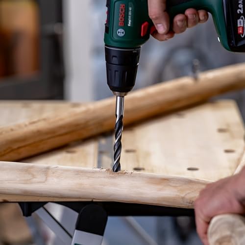 Professional Accessories Beton Matkap Ucu Ve Vidalama Seti, Yeşil, 15 Adet, Ahşap Delme Ucu: 4/6/8, Beton Delme Ucu: 5/6/8, Uzun Ömürlü Kullanım - Görsel 3