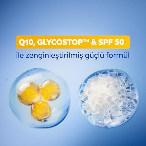 Alternative view of SPF50 Q10 Kırışıklık Karşıtı Gündüz Yüz Bakım Kremi 40ml,Nemlendirici,Makyaj Bazı,Tüm Cilt Tonları