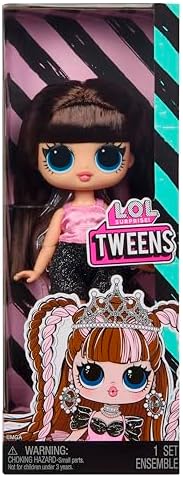 Surprise Tweens Billie Bebek, Pembe Bluz, Siyah Şort, 16.5 cm, Plastik