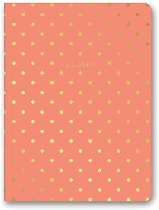 Alternative view of Puantiyeli Mini Defter Çizgili Mercan 14x20 cm