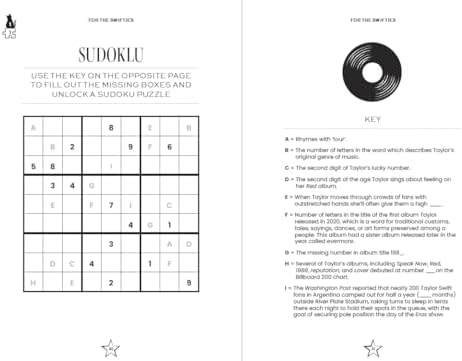 For The Swifties: A Puzzle Book Inspired by Taylor Swift (Unofficial Version): (Unofficial Version)