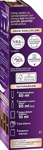 Yoğun Göz Alıcı Renkler Saç Boyası 5-68 Kestane Saç Boyası
