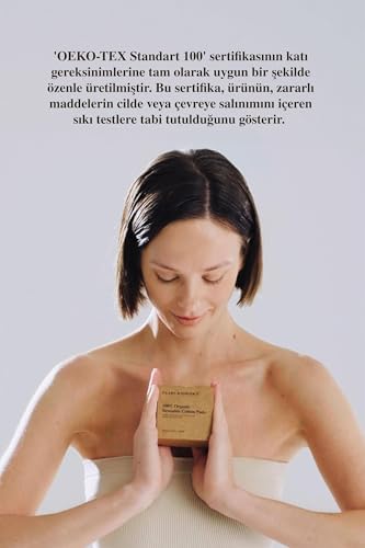 Reusable 100% Organic Cleansing Pads (3 pieces in 1) Makyaj Temizleme Pamuğu - Görsel 3