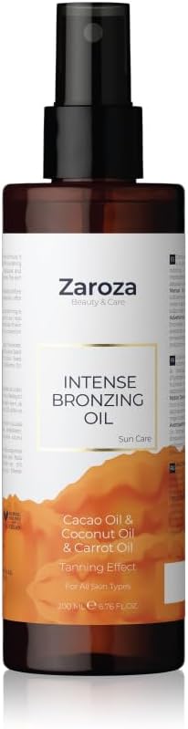 Alternative view of Zaroza Bronzlaştırıcı Yağ Havuç Hindistan Cevizi Kakao Yağı 200 ml