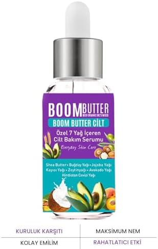 HERBAL SCIENCE BOOM BUTTER 7 Yağ içeren Maksimum Nemlendirici Cilt Bakım Serum 20 ML