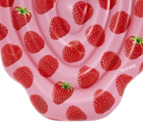 Alternative view of Havuz Float, Kokulu Ahududu Kokulu Yüzme Şezlongu, Çocuklar ve Yetişkinler için