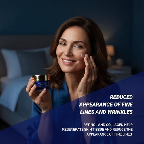 Age Reverse Kırışıklık Karşıtı Gece Kremi 50 ml – Retinol, Kolajen, Hyaluronik Asit ve Bitkisel Kompleks İçerikli – Sıkılaştırıcı ve Dolgunlaştırıcı Etki