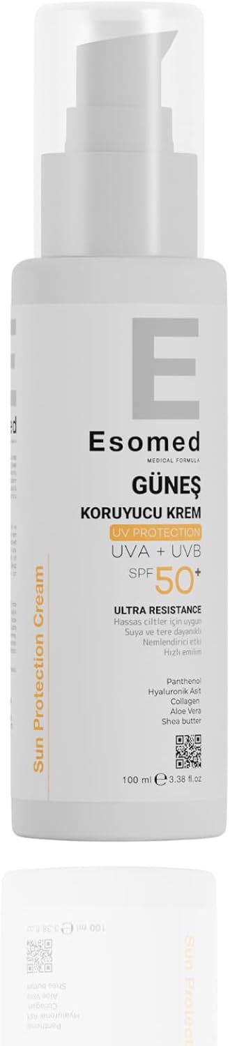 Yüksek Koruyucu Nemlendirici Spf50 Uva Uvb Leke Bırakmayan Yüz Vücut Güneş Kremi 100 ml