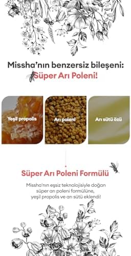 Kuru ve Cansız Ciltler için Arı Poleni İçerikli Cilt Bakım Ampulü Missha Bee Pollen Renew Ampouler