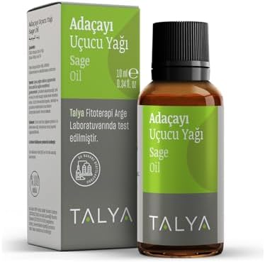 Adaçayı Uçucu Yağı,%100 Saf Ve Doğal, 10 ml