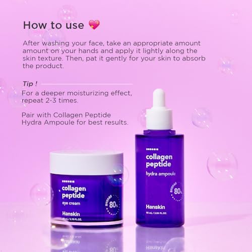 Alternative view of Hanskin Collagen Peptide Eye Cream-Göz Kremi%80 Kolajen ve 20 çeşit Peptit/Yaşlanma Karşıtı 80ml