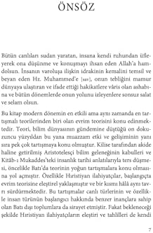 Alternative view of Evrim Risalesi: İslam Düşünce Geleneğinden Hareketle Bir Değerlendirme