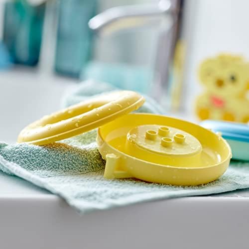 İlk Banyo Zamanı Eğlencesi: Yüzen Hayvan Treni 10965 – 1.5 Yaş ve Üzeri Çocuklar için Eğitici Hediye Fikri, Su Aygırı, Ördek ve Kutup Ayısı İçeren Yaratıcı Oyuncak Yapım Seti (14 Parça) - Görsel 3
