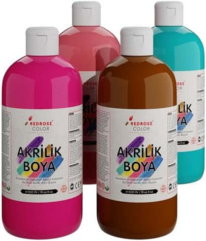 Alternative view of Tamamlayıcı Renkler Akrilik Boya 4'lü Set 4x500 gr