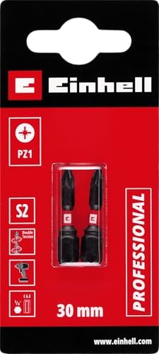 Orijinal Çift Torsiyonlu Darbeli Bit Seti, 2 Parça, 30 mm, PZ1 (S2 Çelik, Yüksek Dayanıklılık, Çift Torsiyon Etkisi, Kırmızı Renk Halkası, C 6.3 Sap) - 49132040 - Görsel 2