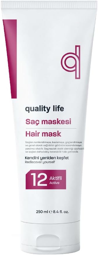 Life Ql 8 Aktifli Saç Maskesi, Yıpranmış Ve Kuru Saçlar Için Besleyici Onarıcı - Görsel 2