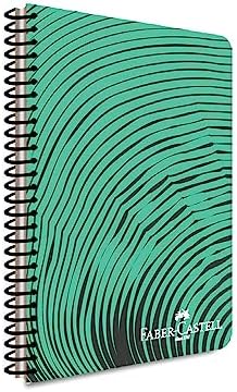 Dalga Desenli Spiralli Defter, A4, 80 Yaprak, 70g Kağıt, Kareli, Dayanıklı Kapak, Kolay Açılan Spiral Cilt, Asorti Renkler