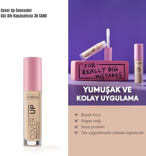 Callista Cover Up Concealer 30 Soft Sand Göz Altı Kapatıcısı