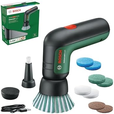 Home And Garden Akülü Elektrikli Temizleme Fırçası Universalbrush (3.6 Ah Dahili Akü, 1 Mikro Usb Şarj Cihazı ve 4 Temizleme Aparatı Dahildir, Karton Pakette) - Görsel 3